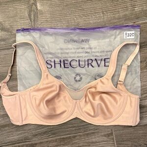 SheCurve Full-Coverage Underwire Bra in Light Nude - 32C
